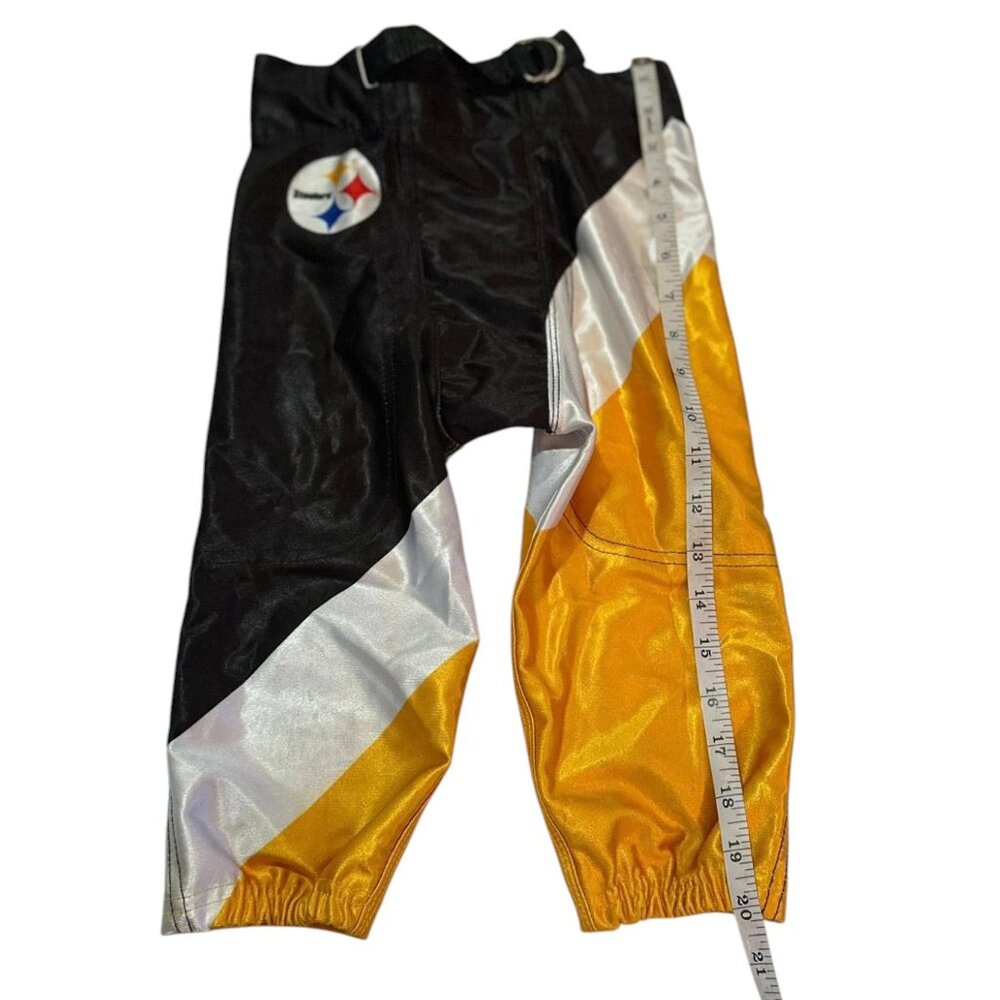 NFL Pittsburgh Steelers Youth XS Halloween Tailgate Game Satin Football Pants xs
